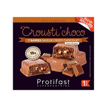 Protifast Barre Phase 1 Crousti Choco X7