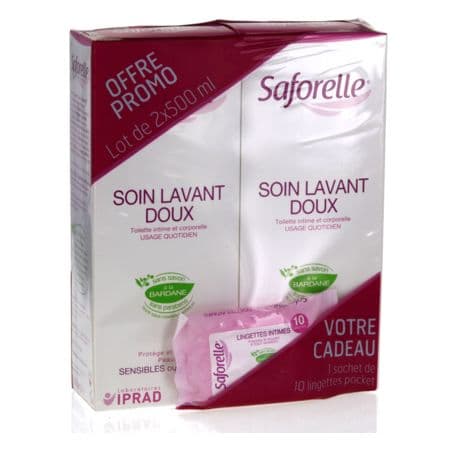 SAFORELLE 500ML X2+LING POCK10 — Pharmacie Pharmavance Escudier