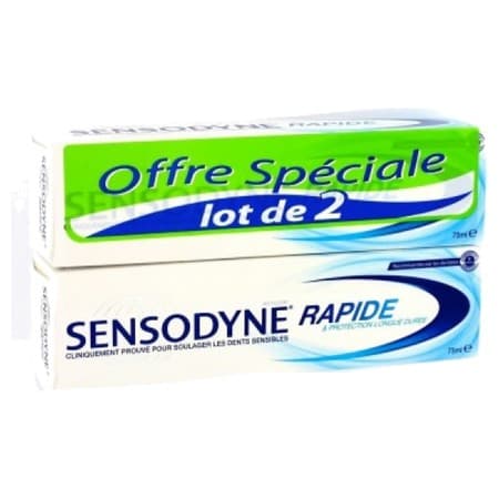SENSODYNE DENT ACTION RAPIDE75MLX2