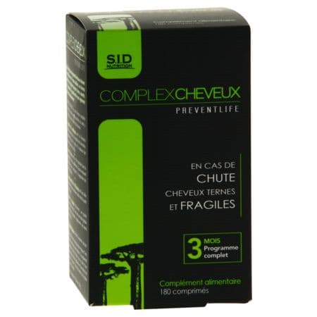 Sid Nutrition Preventlife Complex Cheveux Ongles Comprime 180