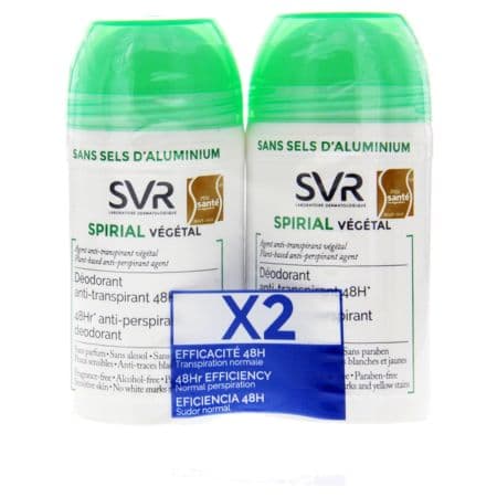SVR SPIRIAL DEO A/TRANS ROLL50MLX2 — Pharmacie Lafayette Bordeaux
