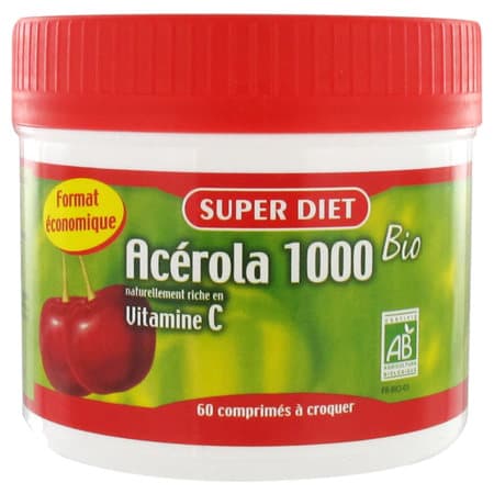 ACEROLA BIO 1000 SUPERD CPR60 — Pharmacie Lafayette Bordeaux