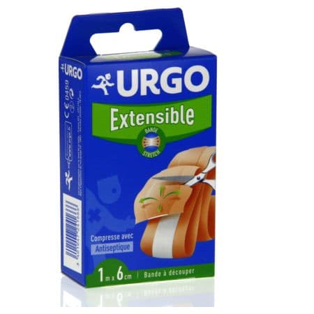 URGO ANTISEPT EXTENS BDE 1MX6CM