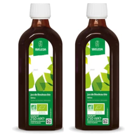 WELEDA JUS BOULEAU BIO250MLX2+BOUT — Pharmacie Centrale Boulogne by Nexum