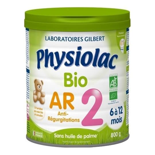 PHYSIOLAC LAIT BIO AR2 PDR 800G — Pharmacie Pharmavance Paris 9 Rochechouart