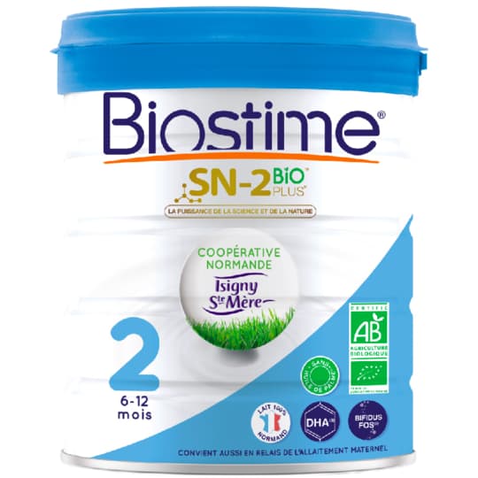 BIOSTIME LAIT BIO 2EME AGE 800G — Pharmacie Jean Médecin