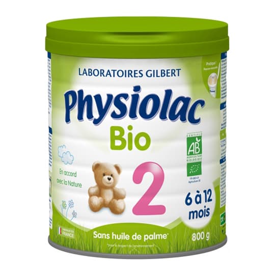 PHYSIOLAC LAIT BIO2 PDR 800G — Pharmacie de Venoix
