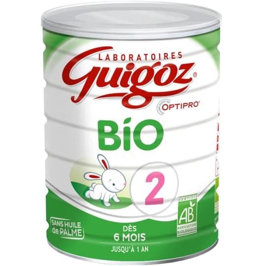 GUIGOZ LAIT BIO 2 PDR 800G — Pharmacie Comedie