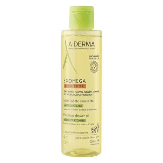 A-DERMA EXOMEGA CONT HLE LAV 200ML — Pharmacie des Cascades