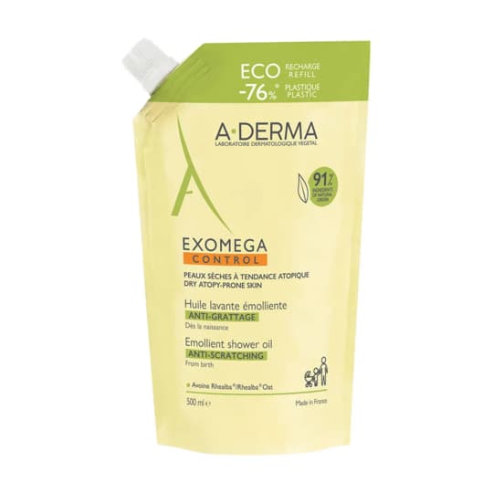 A-DERMA EXOMEGA CONT HLE NET RECH — Pharmacie du Soleil Elsie Santé