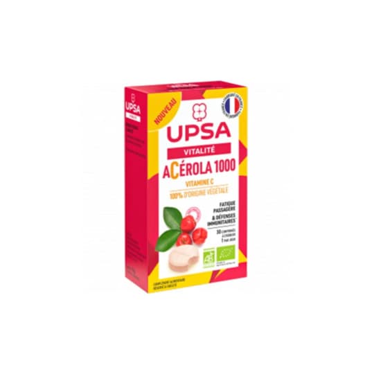 UPSA ACEROLA 1000 BIO CPR CROQ 30 — Pharmacie Principal Port-de-Bouc