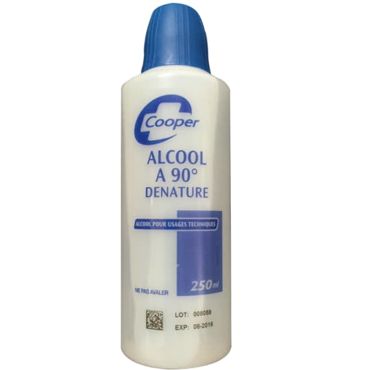 ALCOOL 90C DENATURE COOP 250ML — Pharmacie Pharmagreen Boucicaut