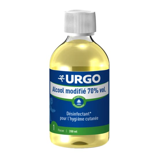 ALCOOL 70C MODIFIE URGO 200ML — Pharmacie Métro Champigny