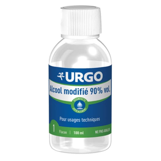 ALCOOL 90C MODIFIE URGO 100ML — Pharmacie Maarek