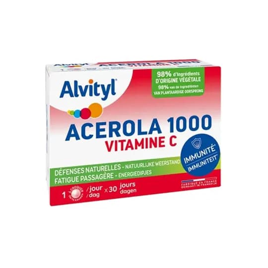 ALVITYL ACEROLA 1000 A CROQ CPR 30 — Grande Pharmacie de Grenelle