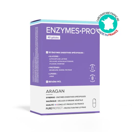 ARAGAN ENZYMES-PRO GELUL 40 — Pharmacie Saint Agricol