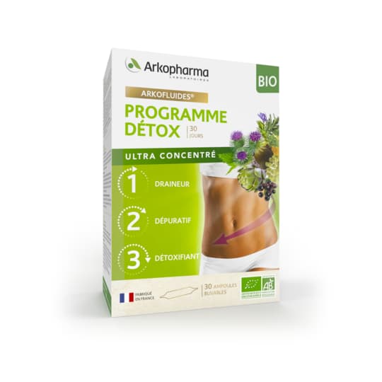 ARKOFL PROGRAMME DETOX BIO AMP 30 — Nouvelle Pharmacie Serrier