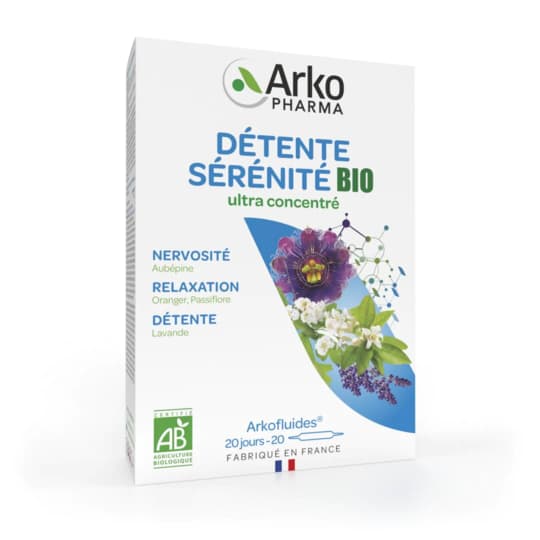 ARKOFL DETENTE BIO AMP 20 X10ML — Pharmacie Apothical Nanterre Université