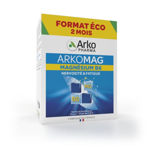 ARKOMAG MAGNESIUM B6 GELUL 120 — Pharmacie Apothical Nanterre Université