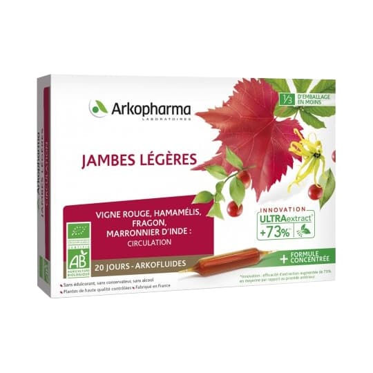 ARKOFL JAMBES LEGERE BIO AMP 20 — Pharmacie Seguin