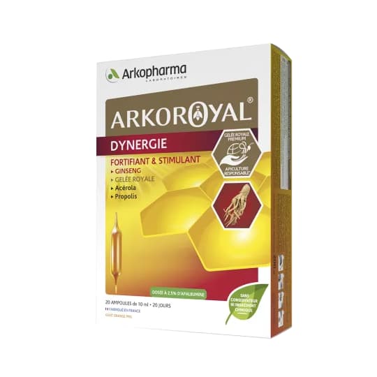 ARKOROYAL DYNERGIE BIO AMP 20+10 — Pharmacie Du Lilas