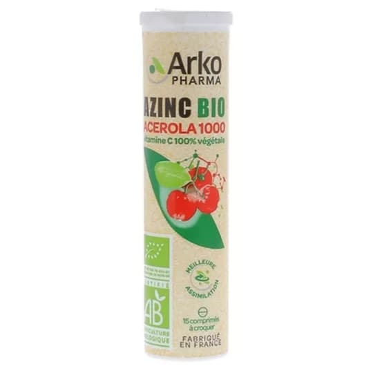 AZINC VEGETAL ACERO 1000 BIO CPR15 — Pharmacie Maarek