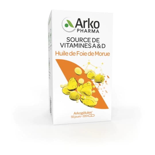 ARKOG HUILE FOIE MOR CAPS 220 — Grande Pharmacie des Halles Pharma