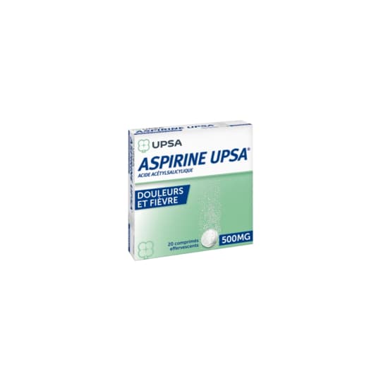 ASPIRINE 500MG UPSA CPR EFF 20 — Pharmacie Parc Lann