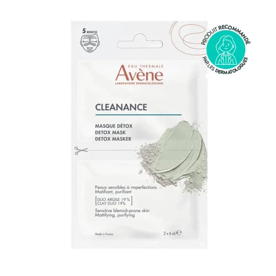 AVENE CLEANANCE MASQUE DETOX 2X6ML — Pharmacie Pharmavance Puteaux