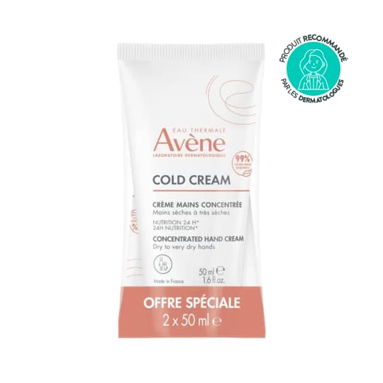 AVENE CREME MAINS COLD CREAM LOT X2 — Pharmacie Pharmagreen Boucicaut