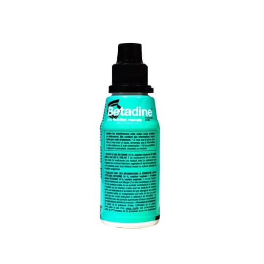 BETADINE 10% SOL VAGINALE 125ML — Pharmacie Chartreuse