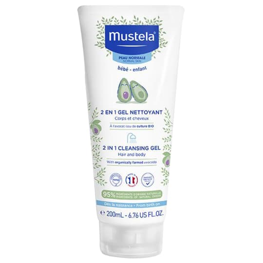 MUSTELA BB 2EN1 GEL NETT PN 200ML — PHARMACIE DES CLINIQUES