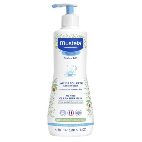 MUSTELA BB LAIT TOIL S/RINC PN 500 — PHARMACIE DES CLINIQUES