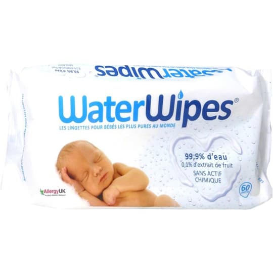 WATER WIPES LINGETTE COMPOST X60 — Pharmacie foch - Cenon