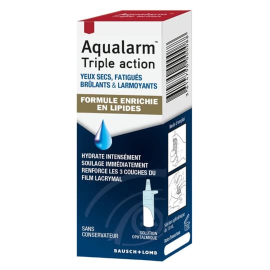 AQUALARM TRIPLE ACTION NUIT 10ML — Pharmacie du 13eme 24/24