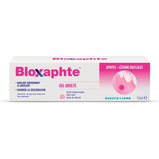 BLOXAPHTE ADULTE GEL 15ML — Pharmacie des Cascades