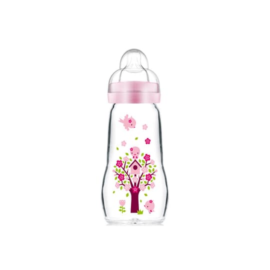 BIB MAM VER 1AGE DEB/2 ROSE 260ML — Pharmacie Rollin Centre
