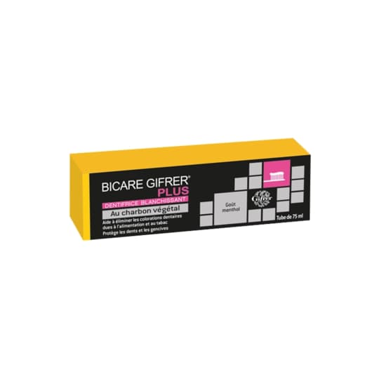 BICARE PLUS DENT CHARBON VEG 75ML — Pharmacie des Cascades