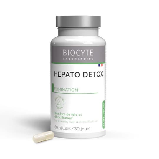 BIOCYTE HEPATO DETOX GELUL 60 — Pharmacie du Bien Etre