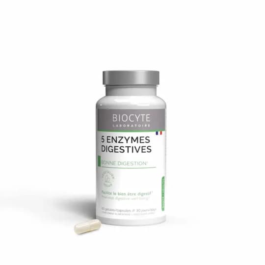 BIOCYTE 5 ENZYME DIGESTIV GELUL 60 — Grande Pharmacie de Grenelle