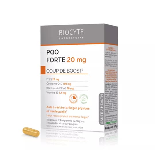 BIOCYTE PQQ FORTE GELUL 10 — Pharmacie Erlon