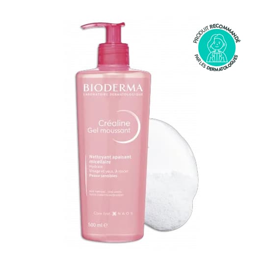 CREALINE Gel moussant. Flacon pompe 200ml — Pharmacie Lafayette de Roubaix
