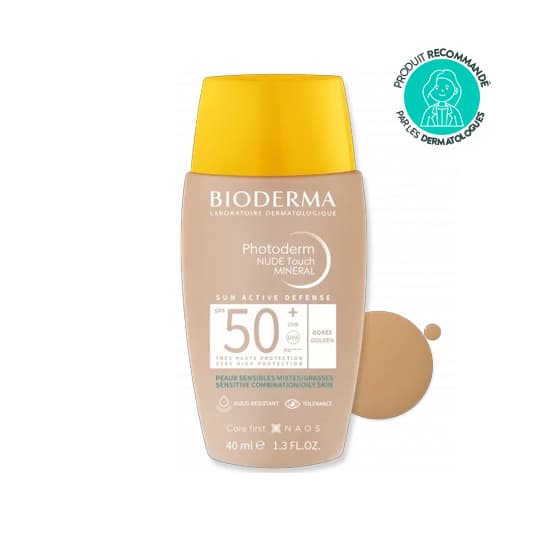 PHOTODERM NUDE MIN SPF50+DORE40ML — Pharmacie Des Olivades