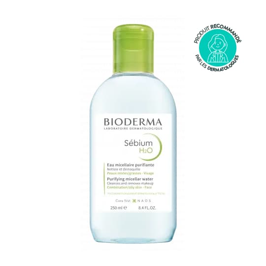 SEBIUM H2O SOL MICEL P GRAS 250ML — Pharmacie Pharmavance Ménilmontant
