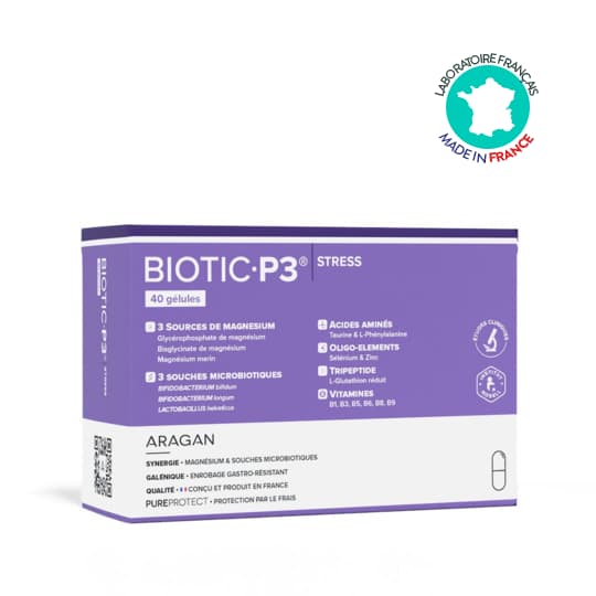 ARAGAN BIOTIC P3 STRESS GELU40 — Pharmacie Apothical Nanterre Université