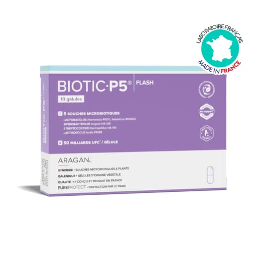 ARAGAN BIOTIC P5 FLASH GELUL 10 — Pharmacie Bourg Achard