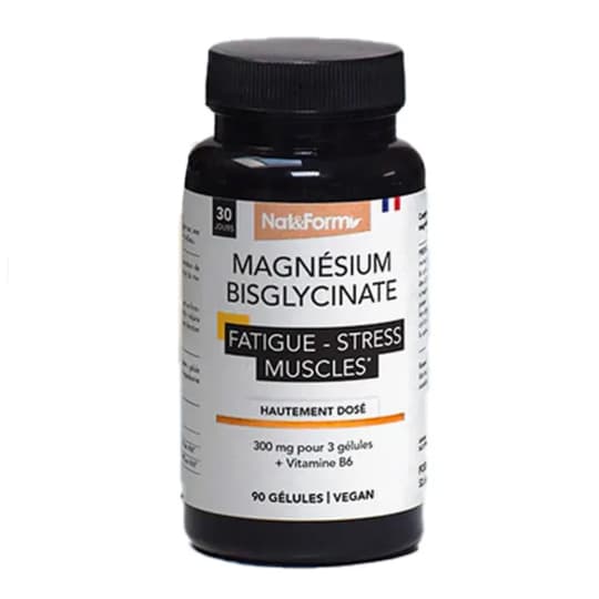 NAT&FORM MAGNESIUM BISGLY GELUL 90 — Pharmacie Le pallec