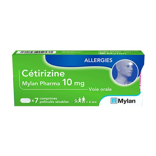CETIRIZINE 10MG VTS CONS CPR SEC7 — Pharmacie Port Royal