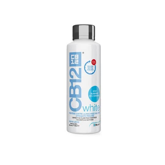 CB12 WHITE BAIN DE BOUCHE 250ML — Pharmacie Riviera