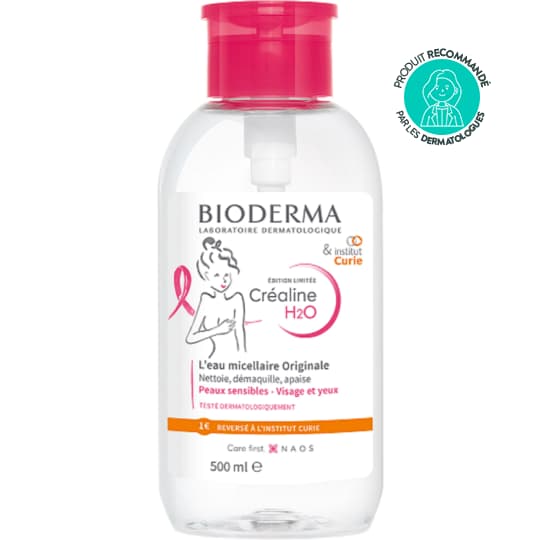 CREALINE H2O EAU MICEL POMPE 500ML — Pharmacie Pharmavance Auteuil